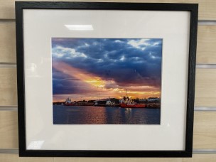 Lowestoft Harbour at Dusk